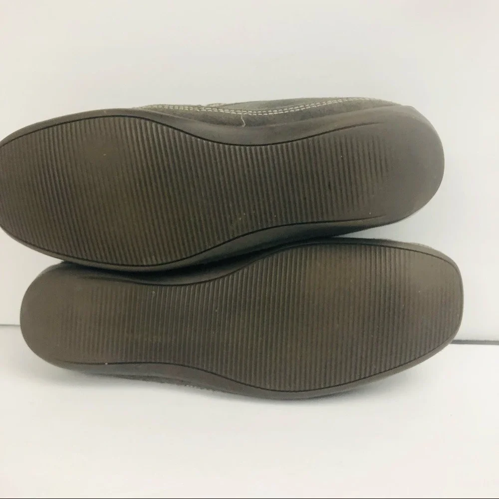 Steve Madden men's gray, loafers Men's Size‎ 9, Leather And Suede